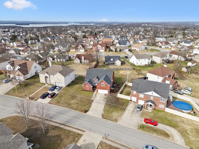 birds eye view of property featuring a residential view