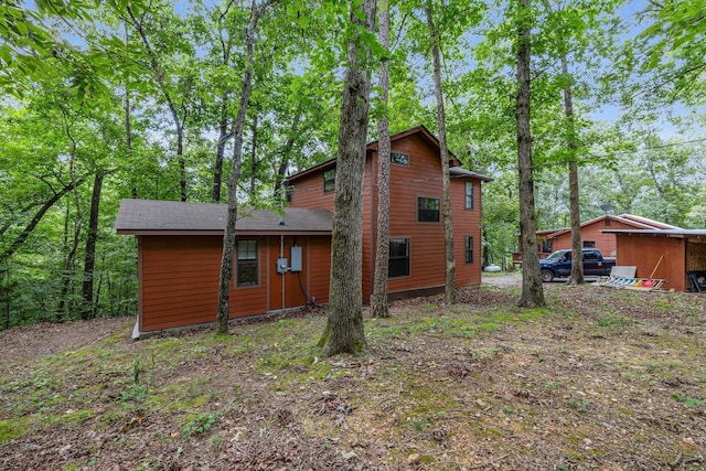 view of rear view of house