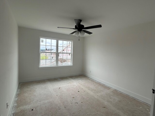 1136 Bermuda Chase St, Smyrna, TN 37167 - unfurnished room featuring ceiling fan and baseboards