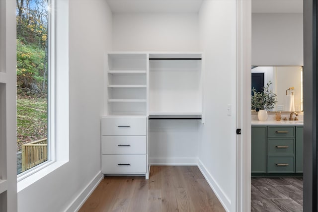 view of closet