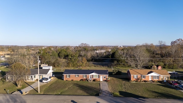 birds eye view of property featuring a residential view