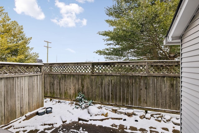 107 Sylvan Glen Ct, Nashville, TN 37209 - yard covered in snow featuring fence