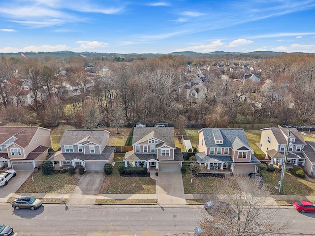 birds eye view of property featuring a residential view