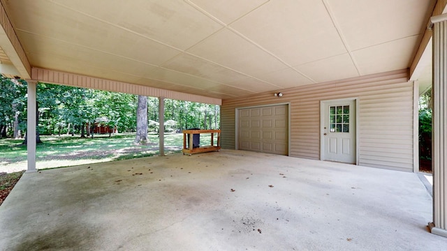 830 Motlow College Rd, Normandy, TN 37360 - view of patio featuring a carport