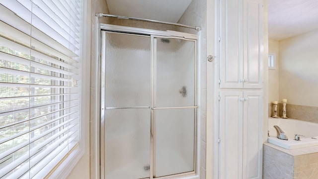 830 Motlow College Rd, Normandy, TN 37360 - bathroom featuring a shower stall and a bath