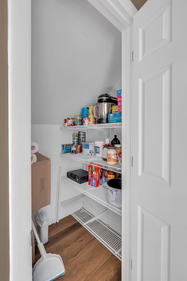 view of pantry