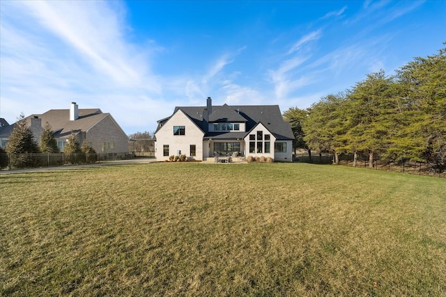 105 Stillwind Ct, Nolensville, TN 37135 - back of house with a yard, a patio area, and fence
