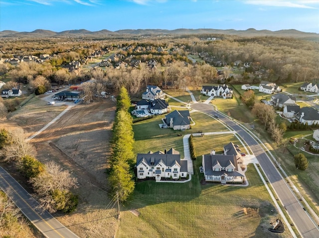 105 Stillwind Ct, Nolensville, TN 37135 - bird's eye view featuring a residential view and a mountain view
