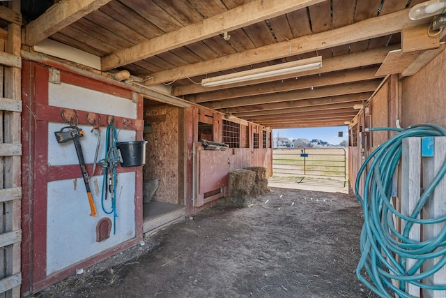 view of stable