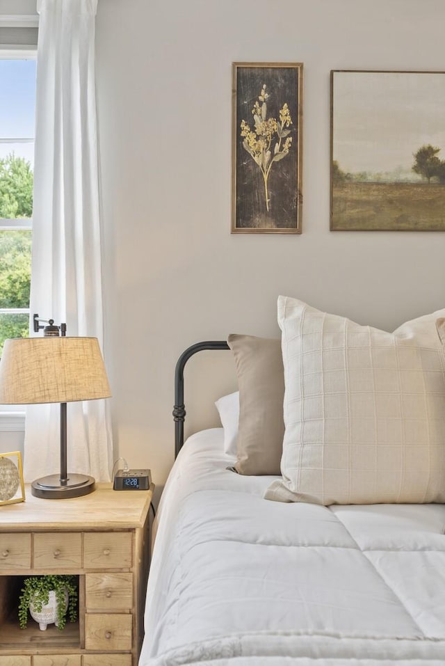 bedroom featuring multiple windows