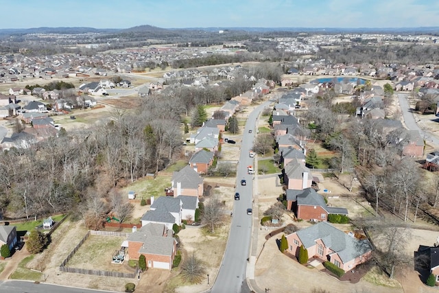 birds eye view of property featuring a residential view