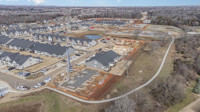 drone / aerial view featuring a residential view