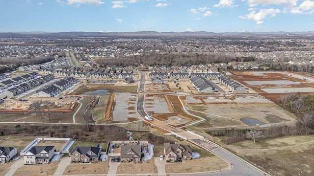 drone / aerial view featuring a residential view