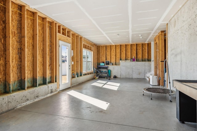 miscellaneous room featuring concrete flooring