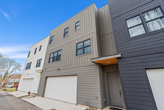 view of front of house with board and batten siding