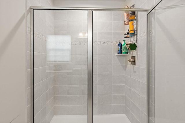 full bath featuring a shower stall