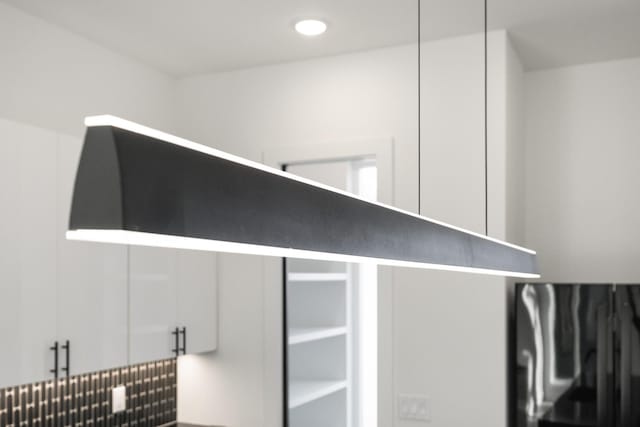 interior details with recessed lighting