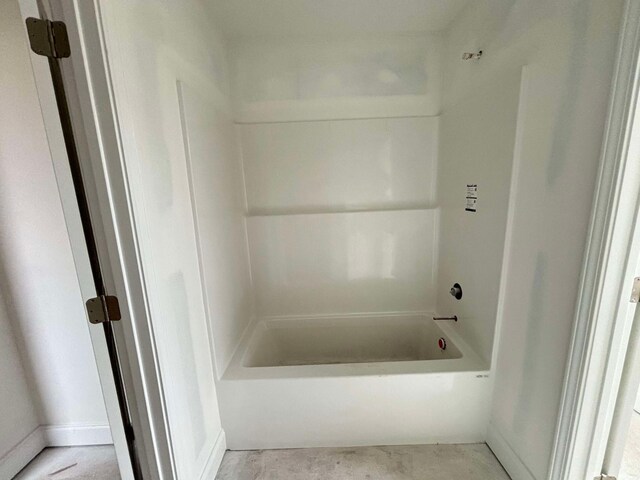 full bathroom with bathtub / shower combination