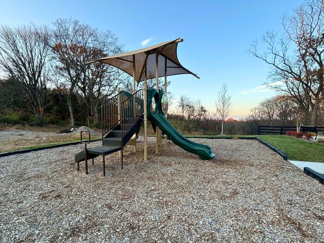 playground at dusk with playground community