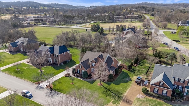 drone / aerial view featuring a residential view