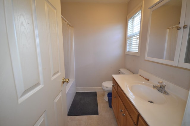 798 Buffalo Valley Rd, Cookeville, TN 38501 - bathroom with toilet, tile patterned floors, baseboards, and vanity