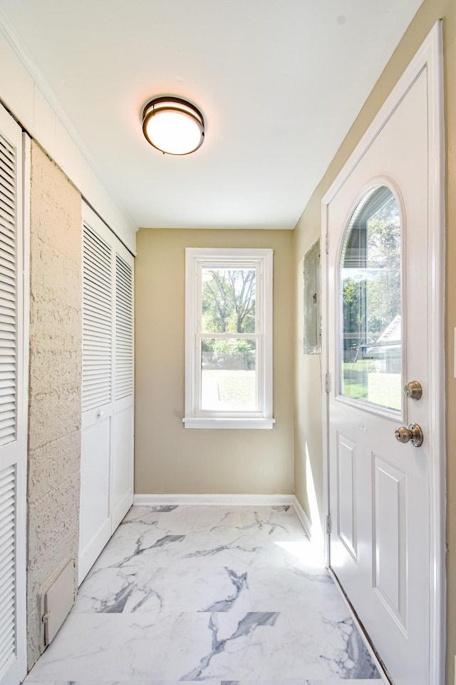 3635 Old Williamsport Rd, Williamsport, TN 38487 - entryway with marble finish floor and baseboards