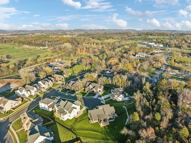 birds eye view of property featuring a residential view