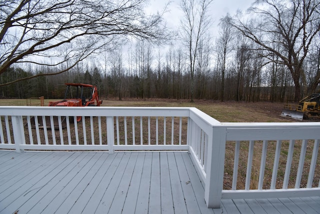 deck featuring a playground