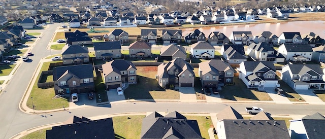 drone / aerial view featuring a residential view