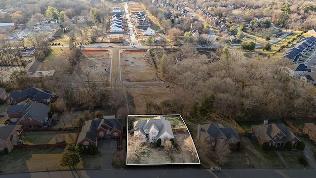 bird's eye view featuring a residential view