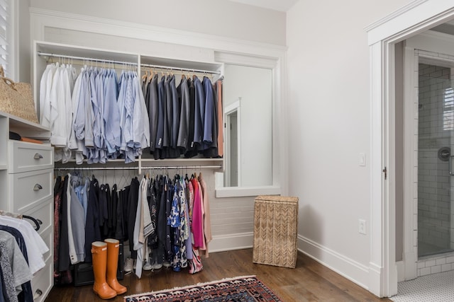 view of closet