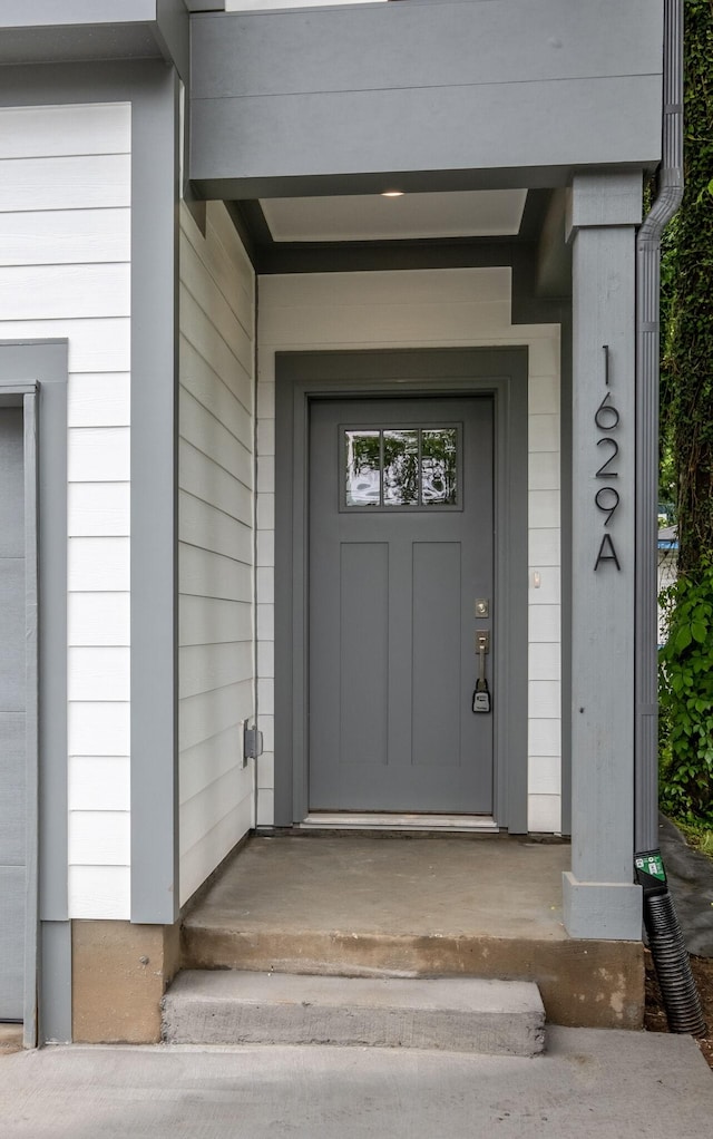 view of entrance to property