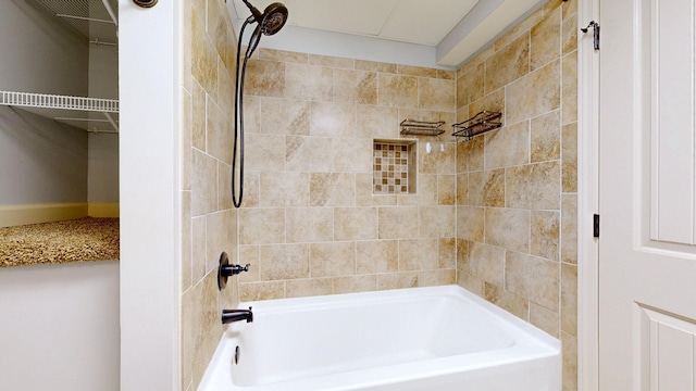 full bath featuring bathing tub / shower combination