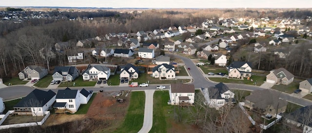 birds eye view of property featuring a residential view