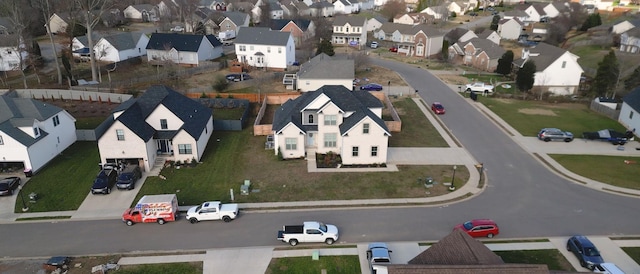 bird's eye view featuring a residential view