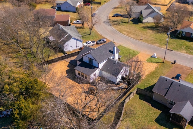 drone / aerial view featuring a residential view