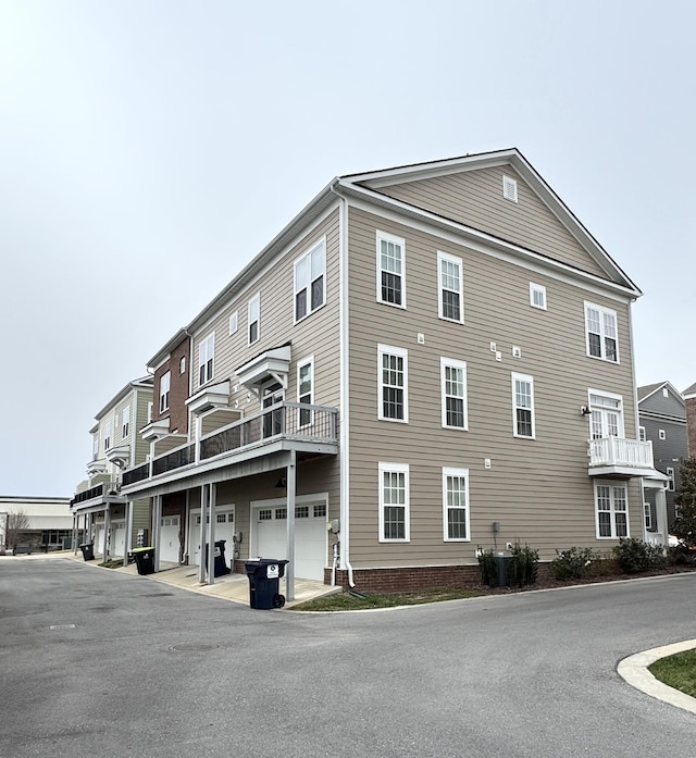 view of property featuring an attached garage