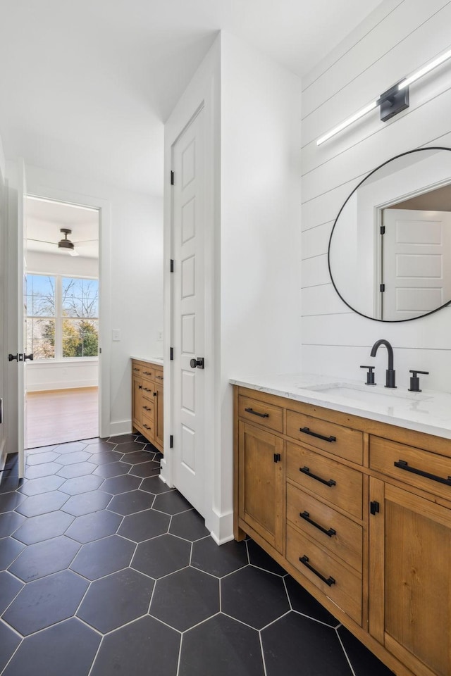 998 Iron Hill Rd, Burns, TN 37029 - bathroom with vanity and baseboards