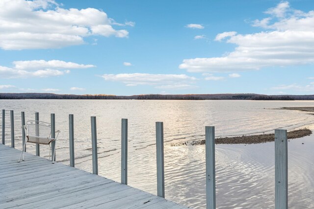 view of dock