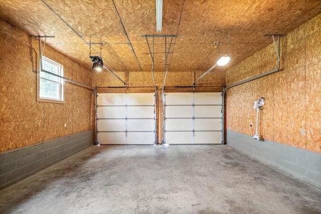 765 Heron Rd, Murray, KY 42071 - garage with concrete block wall