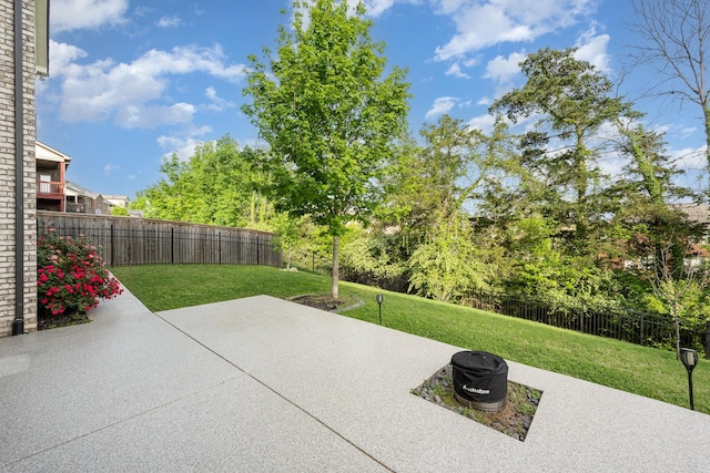 view of patio / terrace featuring a fenced backyard