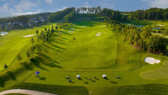7108 Mason Grove Ct, College Grove, TN 37046 - aerial view of a golf club and a tree filled landscape