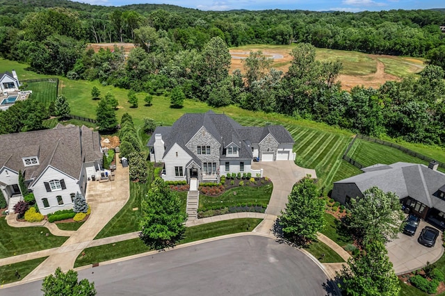 7108 Mason Grove Ct, College Grove, TN 37046 - view of subject property featuring a forest