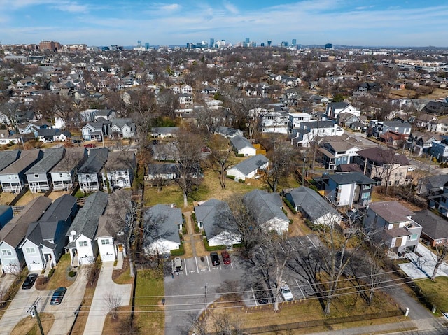 birds eye view of property featuring a residential view