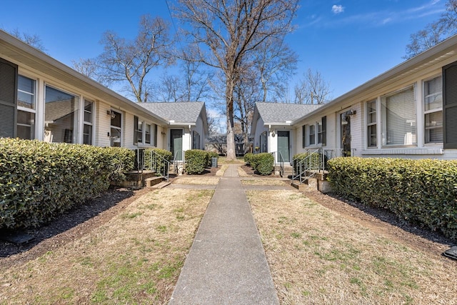 exterior space with a residential view