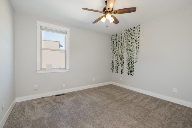 64 Harbor Pt, Lebanon, TN 37087 - carpeted spare room featuring a ceiling fan and baseboards