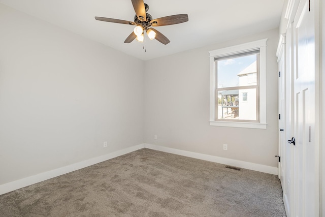 64 Harbor Pt, Lebanon, TN 37087 - unfurnished room featuring carpet floors, a ceiling fan, and baseboards