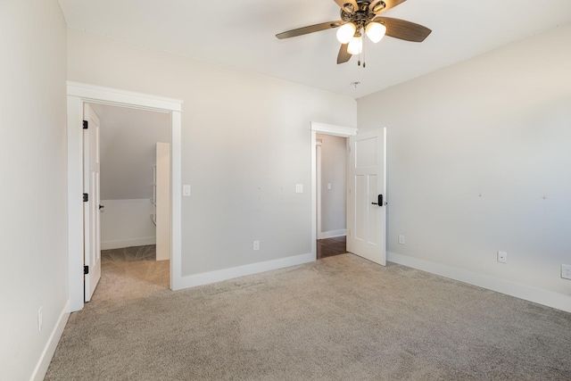 64 Harbor Pt, Lebanon, TN 37087 - unfurnished bedroom with carpet flooring, baseboards, and ceiling fan