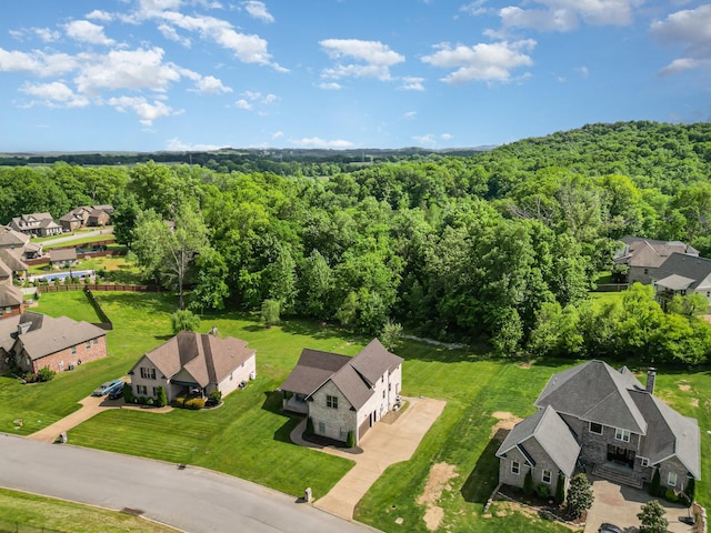 64 Harbor Pt, Lebanon, TN 37087 - aerial perspective of suburban area with a heavily wooded area