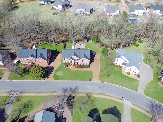 birds eye view of property featuring a residential view